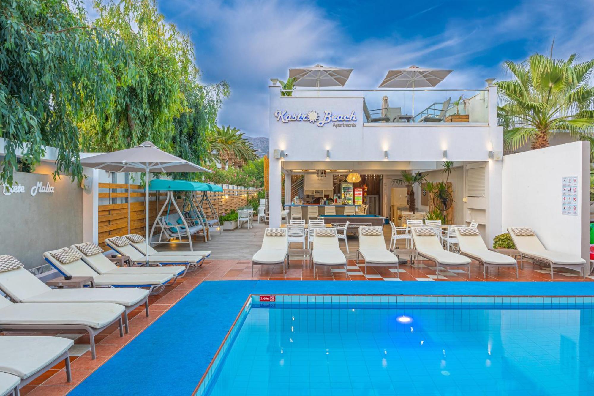 Kastro Beach Apartments มาเลีย ภายนอก รูปภาพ